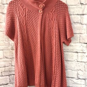 Sonoma Rose Pink Sweater. Size XL